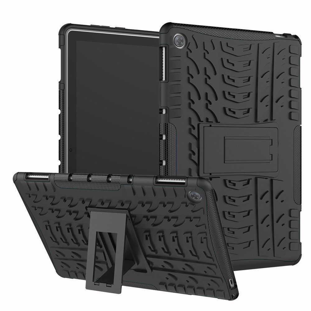 Case Huawei Mediapad M5 Lite 10.1 #เคสฝาหลังKickstand PC + TPU Hybrid กันกระแทก