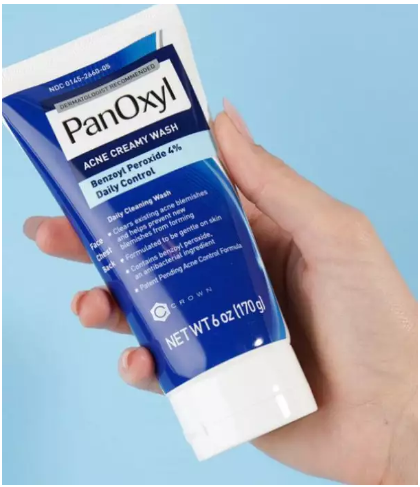 PanOxyl® Acne Creamy Wash, 4% Benzoyl Peroxide 170g ครีมล้างหน้าเพื่อลดสิว สูตรอ่อนโยน