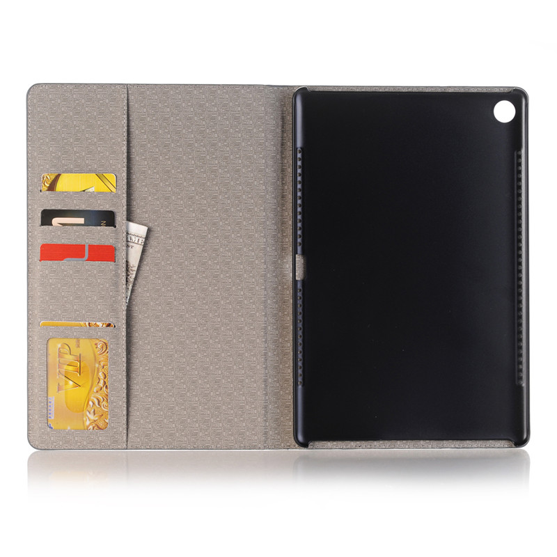 เคส Huawei MediaPad M5 Pro 10.8 นิ้ว #เคสฝาพับหนัง PU พิมพ์รูปแบบแผนที่ Map Pattern Stand Wallet Leather