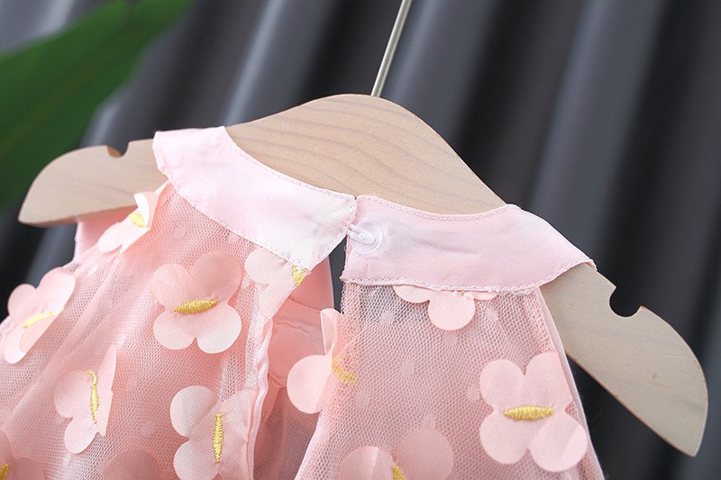 มินิเดรสฟรุ้งฟริ้งดอกผีเสื้อ สำหรับน้อง6เดือนถึง4ขวบ