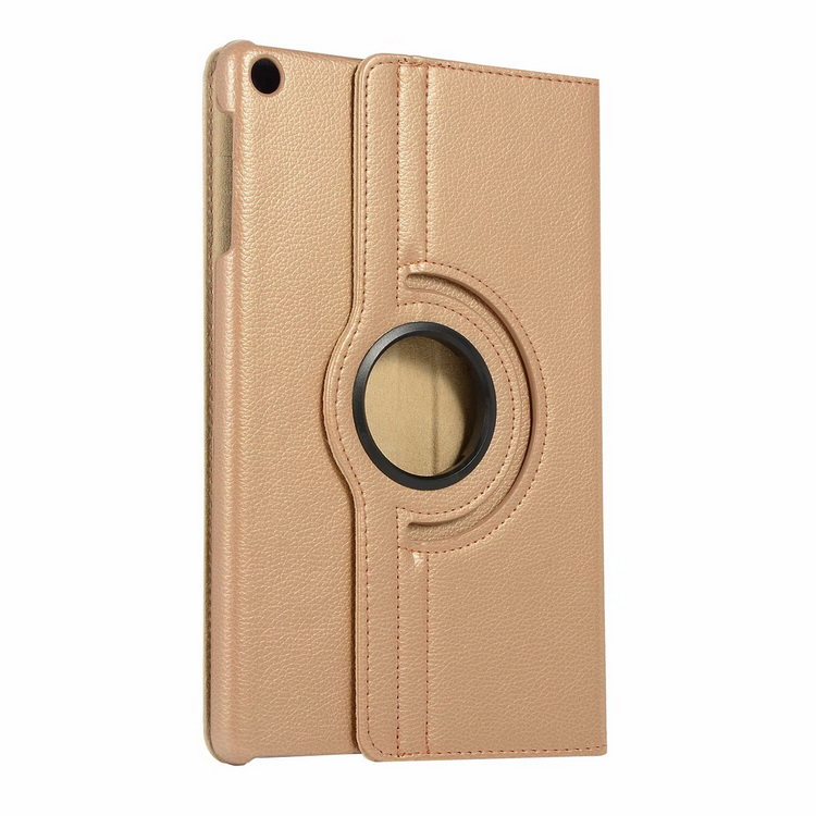 Case Samsung Galaxy Tab A7 10.4" 2020 (T500,T505,T507) #เคสฝาพับหนังผิวลิ้นจี่ Litchi Grain 360 Degree Rotary