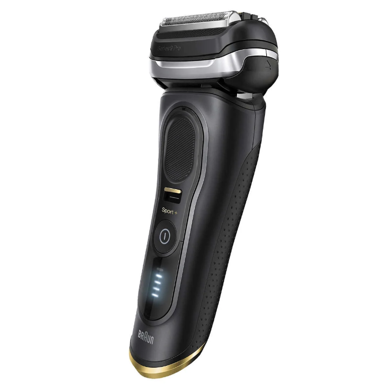 Braun® Series 9 Sport Shaver Clean With Charge System 9320cc, Black เครื่องตัดแต่งหนวดเครา พร้อมระบบทำความสะอาดและชาร์จ