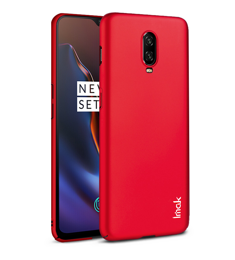 Case OnePlus 6T #เคสฝาหลังพลาสติกแข็ง IMAK Jazz Skin Feel Hard Shell + ฟิล์มกันรอยป้องกันหน้าจอ