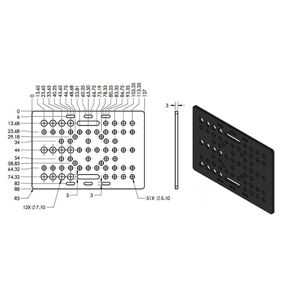 SLOT สล็อต V 20-80 มม. แผ่นอลูมิเนียมปรับขนาดได้พร้อมล้ออุปกรณ์เสริมโปรไฟล์อลูมิเนียม