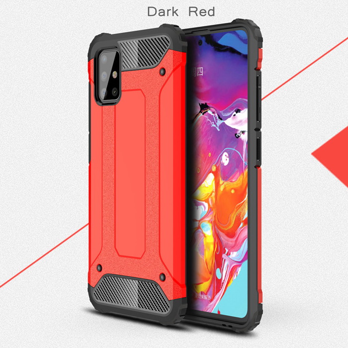 Case Samsung Galaxy S10 Lite #เคสฝาหลังเกราะป้องกัน ไฮบริด พลาสติก+TPU Heavy Duty Rugged Hybrid