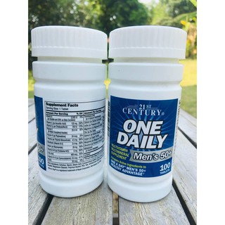 21st Century® One Daily Men' s and Woman's 50+ Multivitamin Multimineral 100 Tablets วิตามินรวม 50 ปีขึ้นไป
