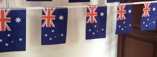 ธงชาติออสเตรเลีย (ธงราวออสเตรเลีย) Australia Small Flag Decoration