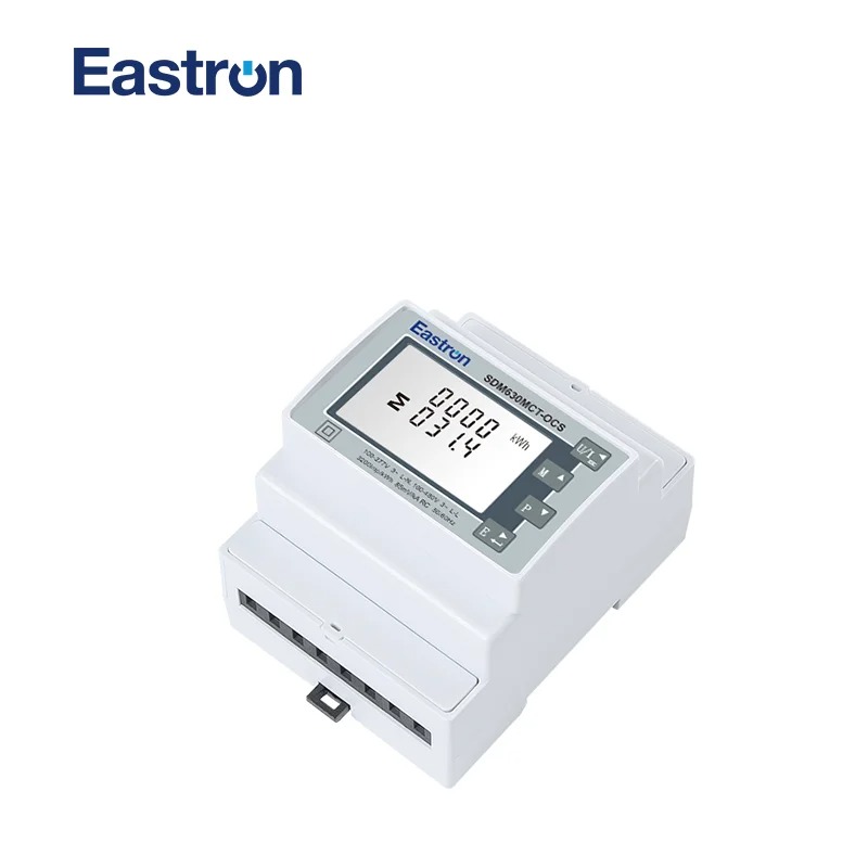 พาวเวอร์มิเตอร์ SDM630MCT-OCS ETL Listed Three Phase Three Wire Rogowski Coil Energy Meter