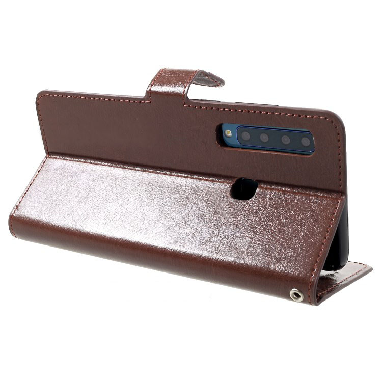 Case Samsung Galaxy A9 (2018) #เคสฝาพับหนัง PU 5 ช่องเสียบการ์ดเคสคุณภาพดีราคาถูก