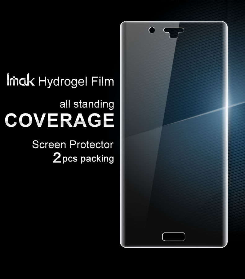 ฟิล์มกันรอย Nokia 8 แบบเต็มหน้าจอ IMAK Soft Hydrogel Soft Protector มี 2 แผ่น