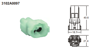 ปลั๊กต่อสายไฟในรถยนต์ AUTOMOTIVE CONNECTORS ,090 SMTO HM SERIES 0.5sqmm