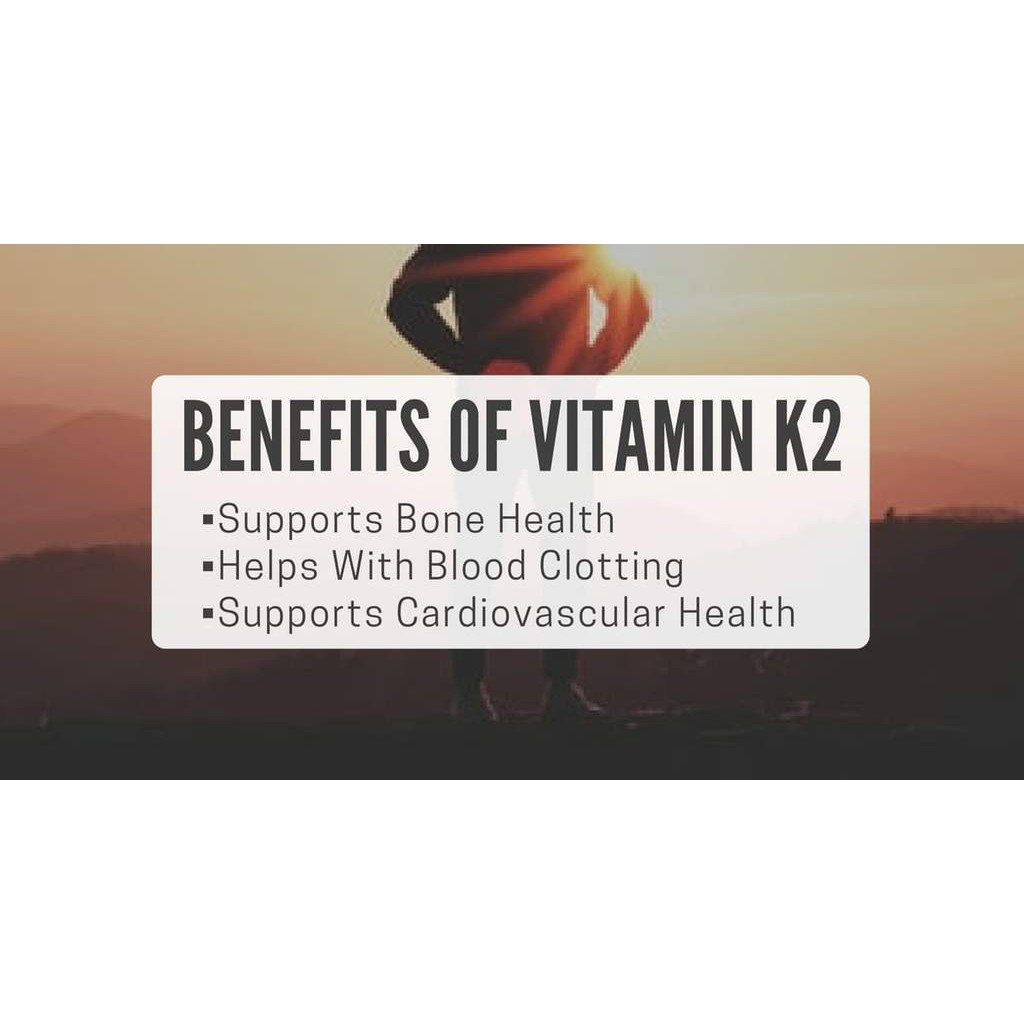 Doctor's Best® Natural Vitamin K2 MK-7 with MenaQ7® 100 mcg* 60 Veggie Caps ลดกระดูกพรุน ช่วยระะบบหลอดเลือด