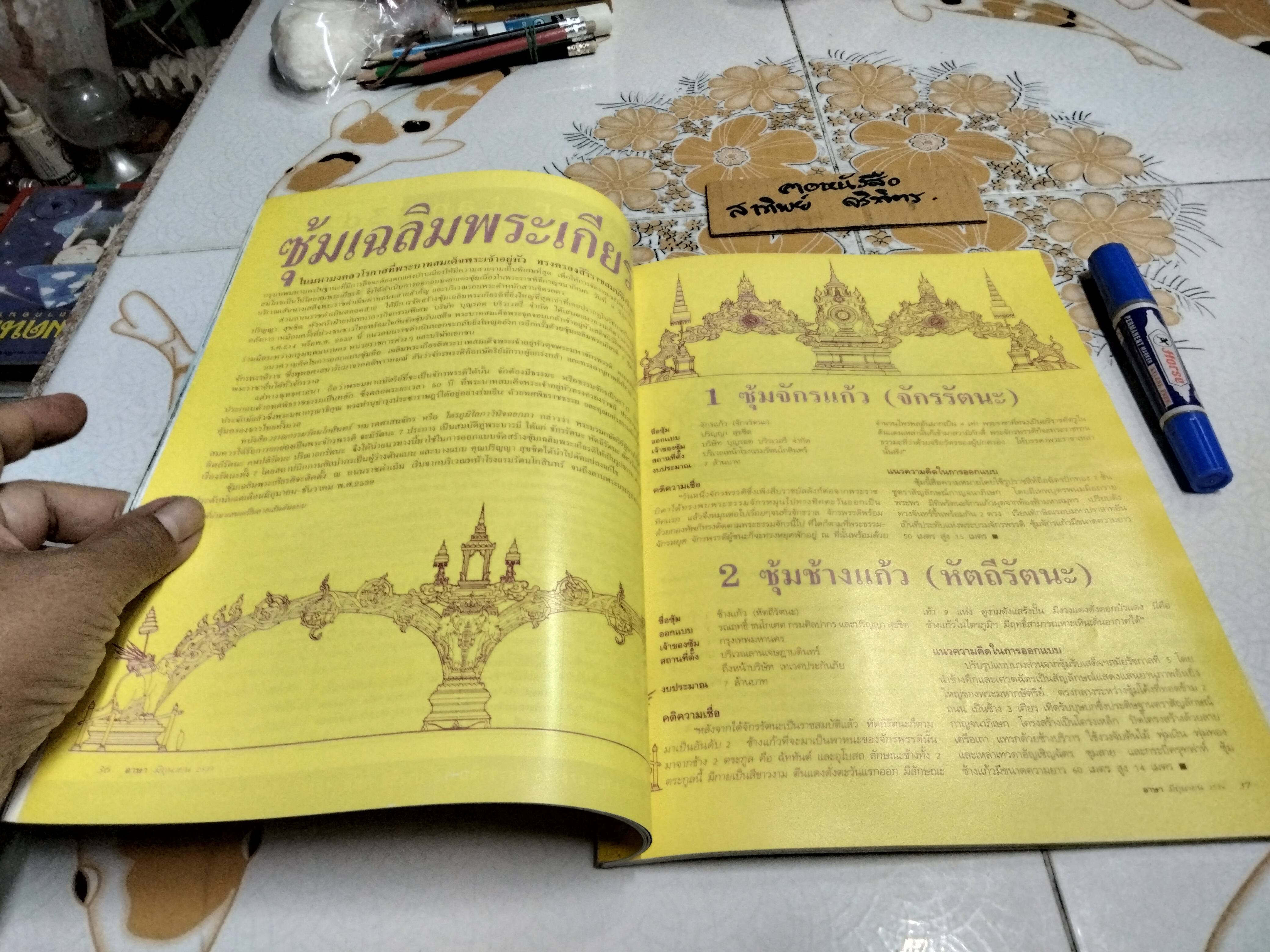 วารสาร อาษา - วารสารสถาปัตยกรรม ฉบับสถาปนิกในราชสำนัก , มิถุนายน 2539