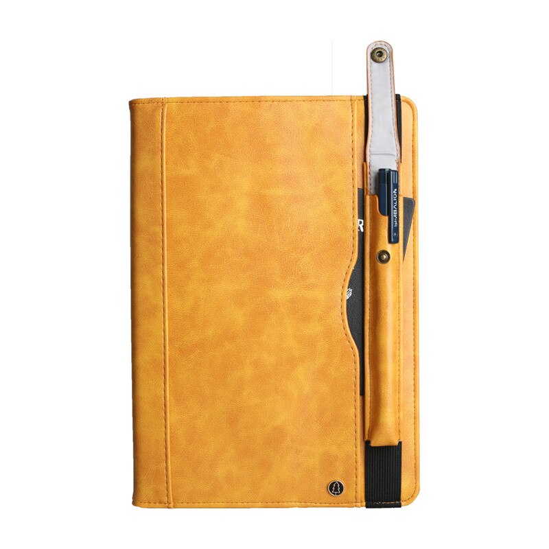Case Samsung Galaxy Tab S5e SM-T720 SM-T725 #เคสฝาพับหนัง PU แบบกระเป๋าสตางค์ Retro Horse Crazy พร้อมช่องปากกา