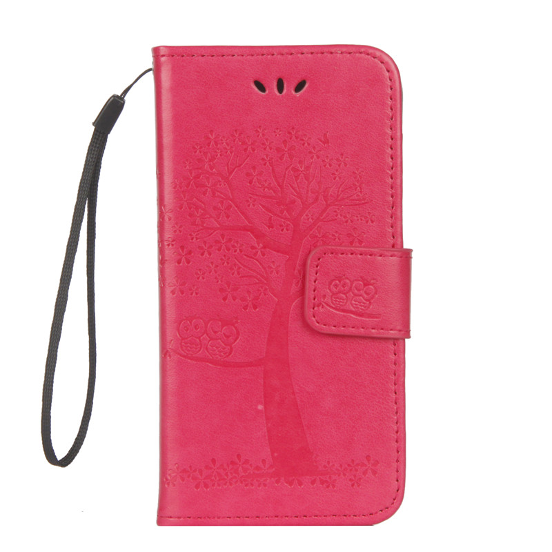 เคส Xiaomi Mi 10T #เคสฝาพับพิมพ์ลายต้นไม้นกฮูกกระเป๋าสตางค์ Imprint Tree and Owls Wallet PU Leather