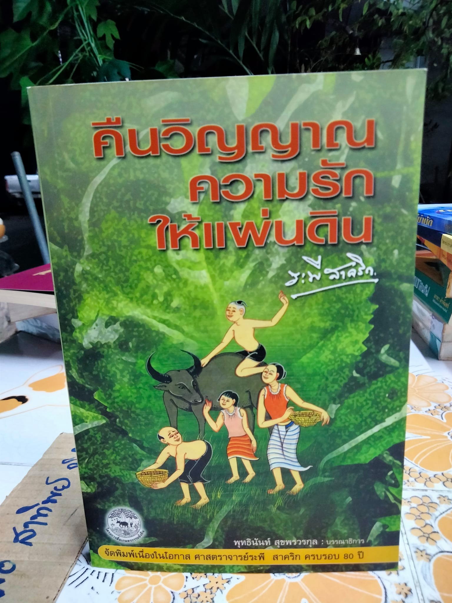 คืนวิญญาณความรักให้แผ่นดิน- ระพี สาคริก *สินค้าหมด**