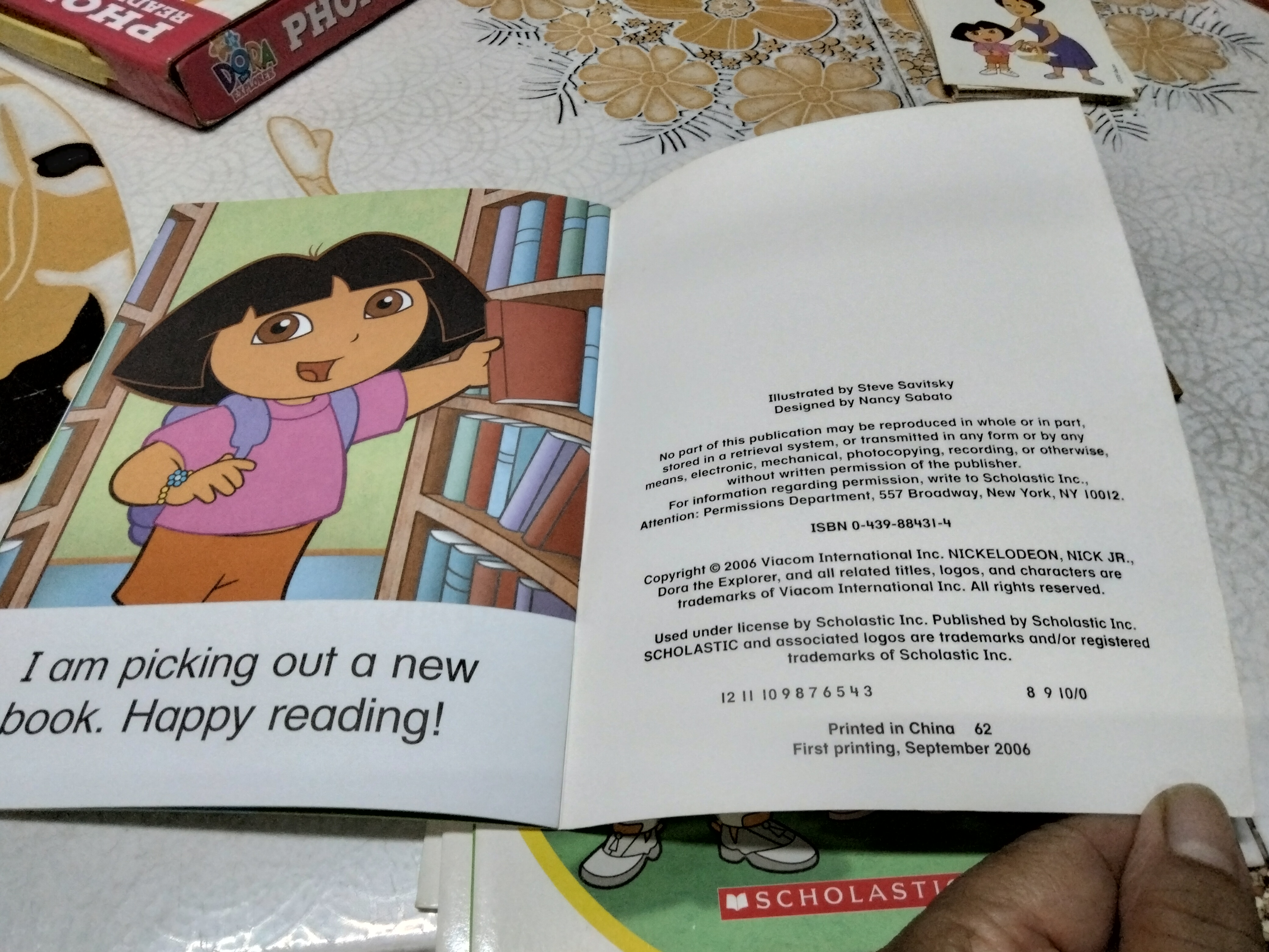 หนังสือชุด DORA the EXPLORER PHONICS READING PROGRAM ,Pack 3