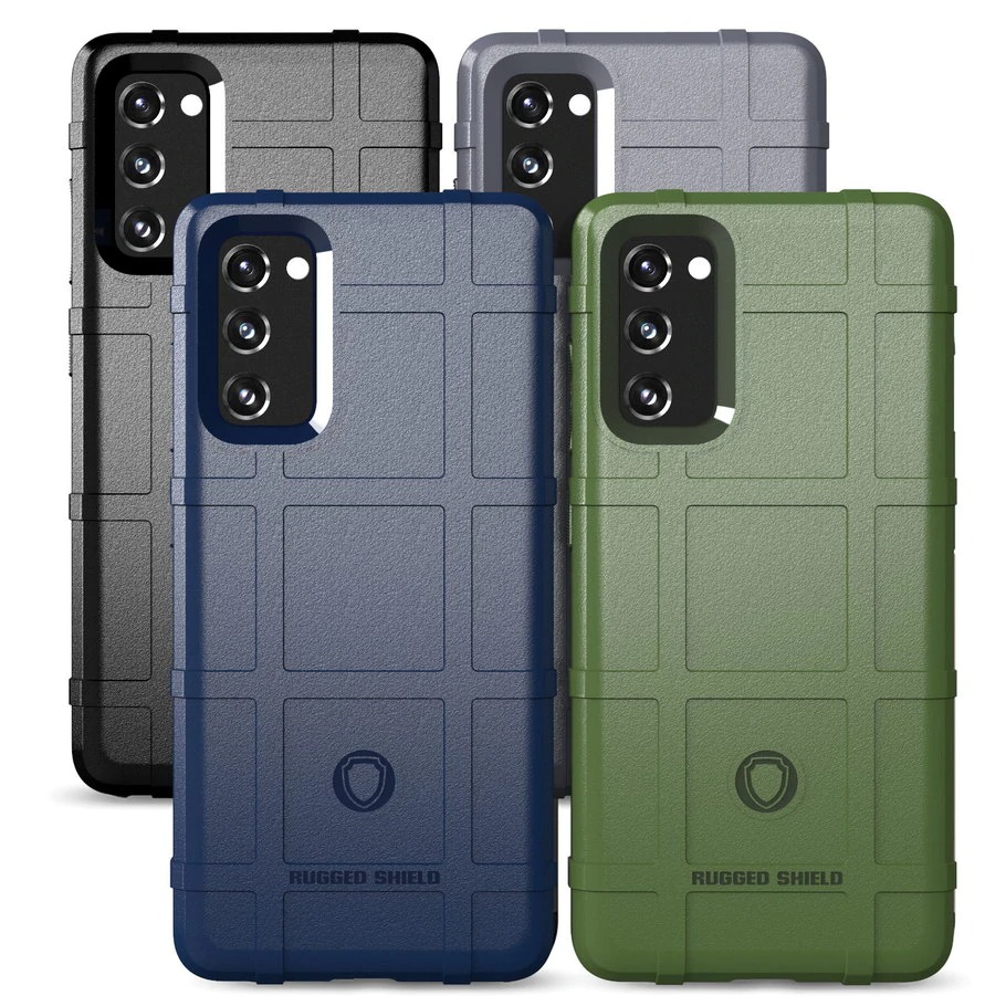 Case Samsung Galaxy S20 FE / S20 FE 5G #เคสฝาหลัง Rugged Shield Series Soft Silicone Shock Absorption Matte กันกระแทก