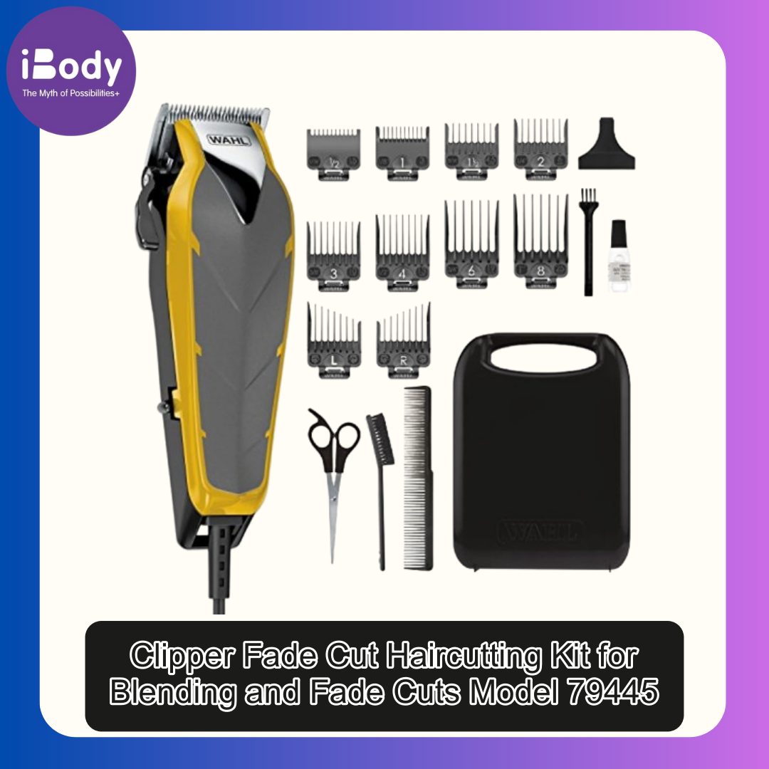 (Wahl®) Clipper Fade Cut Haircutting Kit for Blending and Fade Cuts Model 79445 ชุดปัตตาเลี่ยน ตัดผม เบลนด์และเฟดคัท
