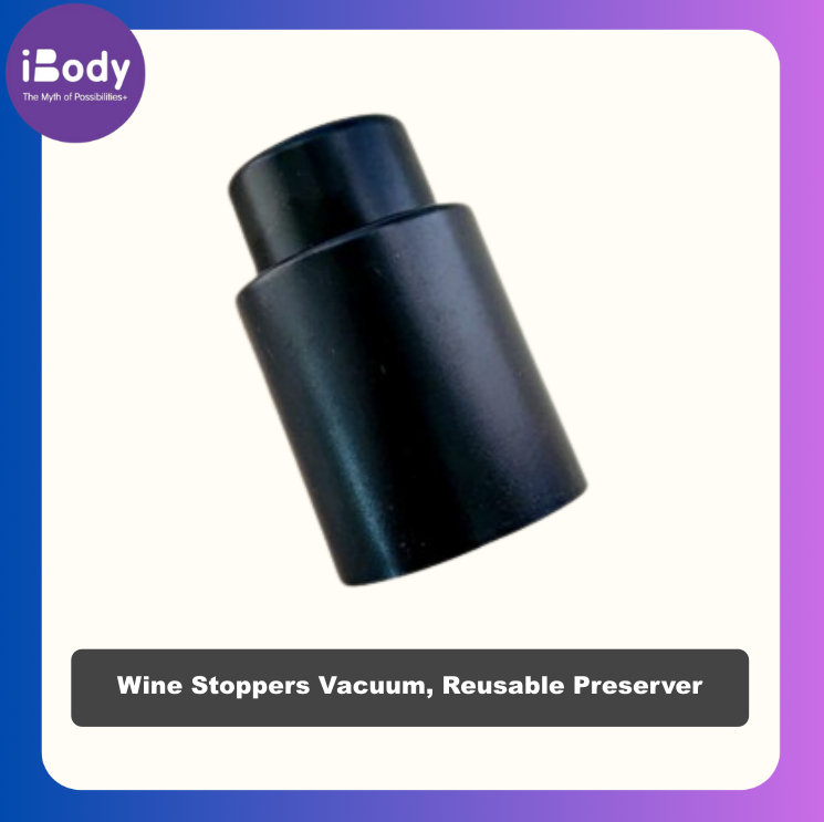Obiware® Wine Stoppers Vacuum, Reusable Preserver จุกขวดไวน์ สูญญากาศ แบบใช้ซ้ำได้
