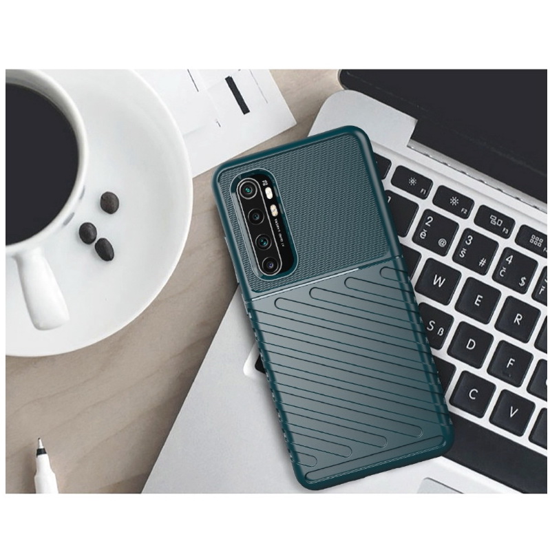 Case Xiaomi Mi Note 10 Lite #เคสฝาหลัง TPU อ่อน Thunder Series Twill Texture Soft TPU