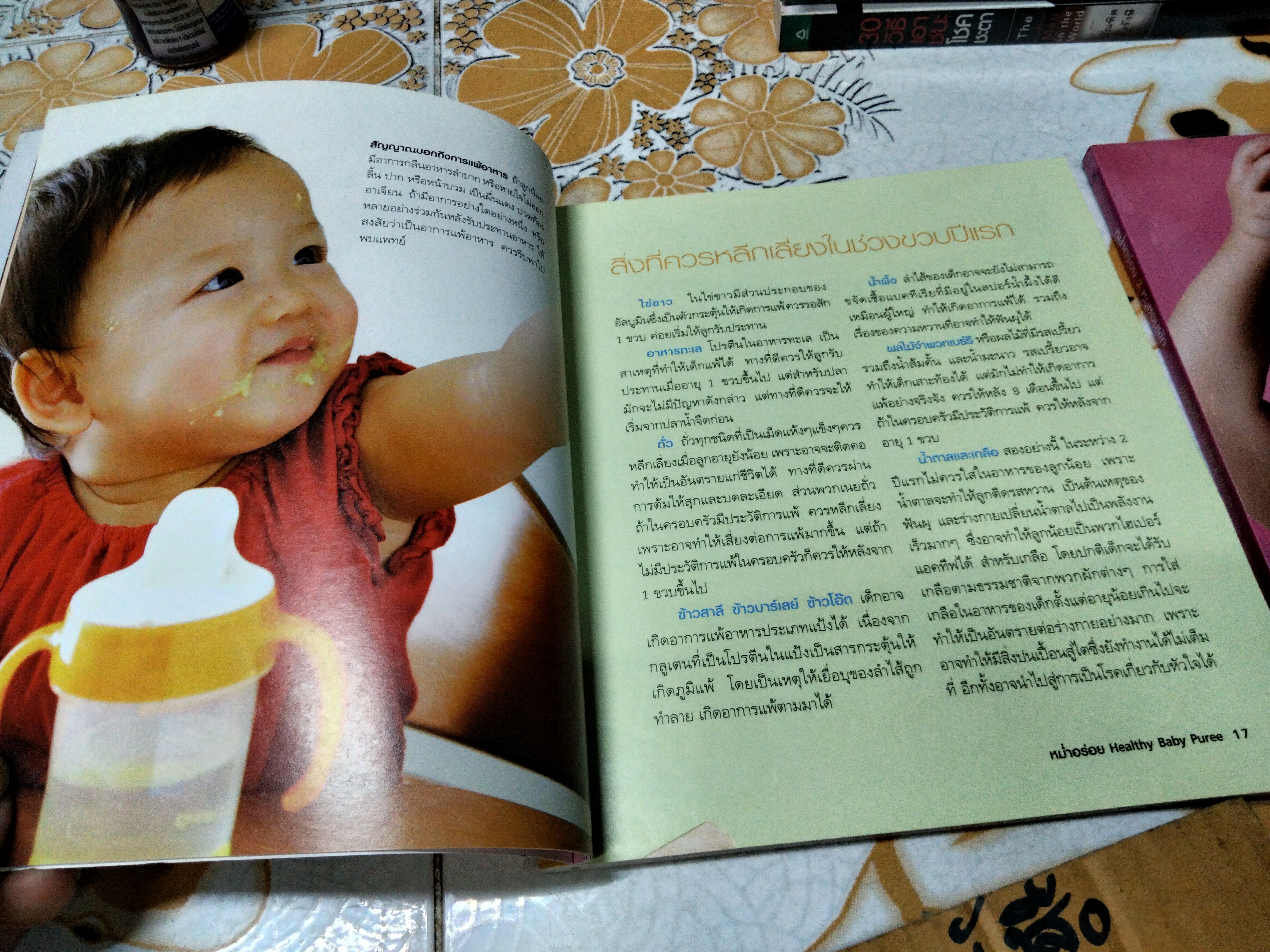 หม่ำอร่อย เล่ม 1-2 HEALTHY BABY PUREES โดย ปาหนัน เดชเพียร