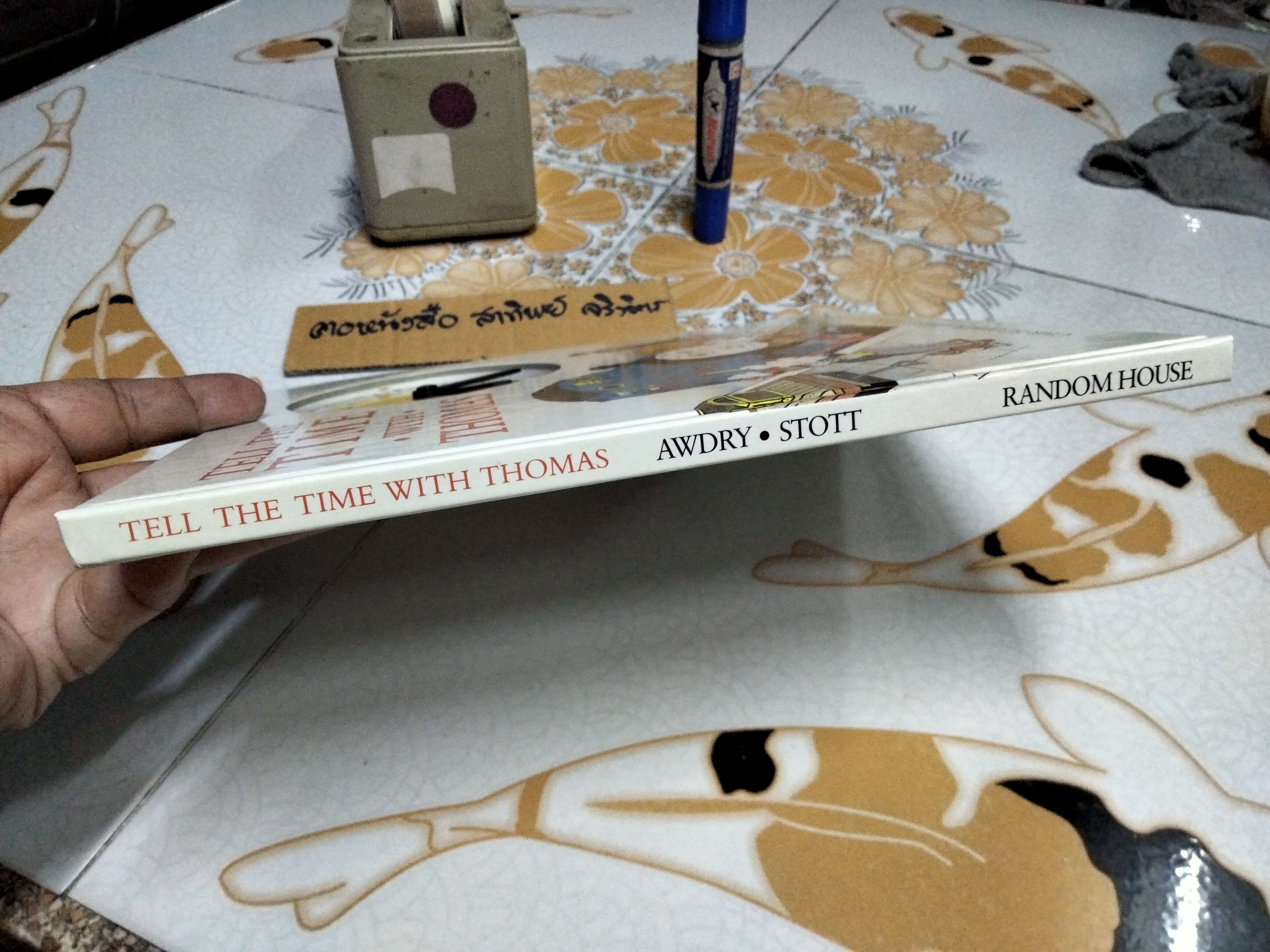 TELL THE TIME WITH THOMAS CLOCK BOOK Christopher Awdry, Ken Stott, RANDOM HOUSE / BOARD BOOK