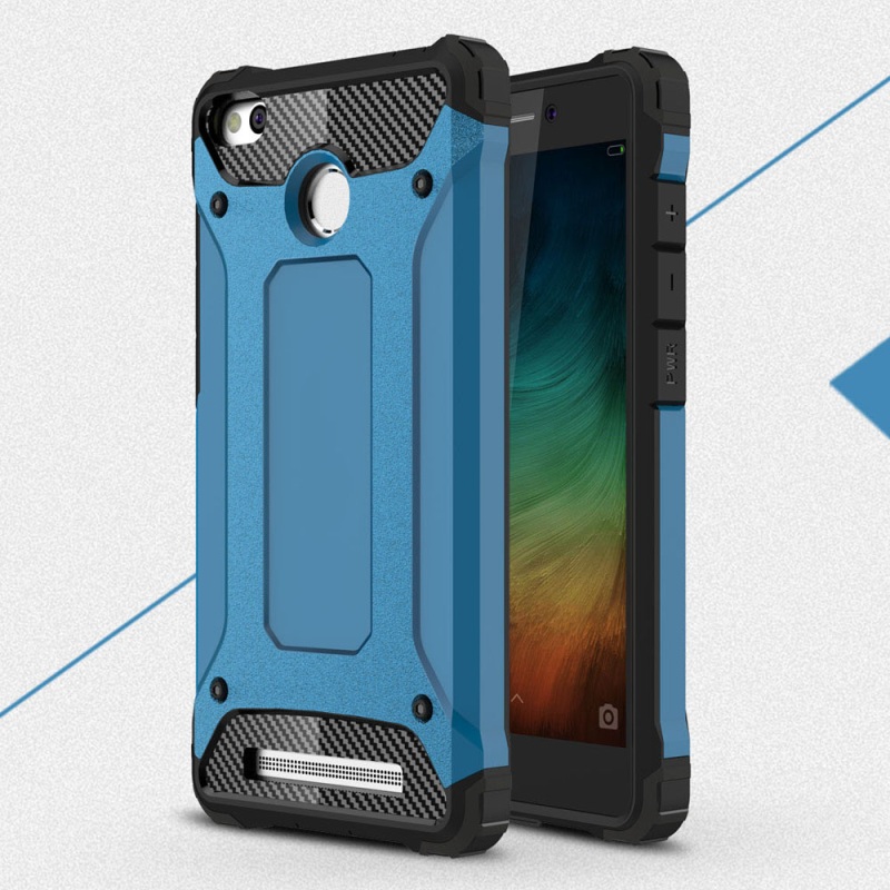 Case Xiaomi Redmi 3S แบบชุดเกราะ Armour Guard Plastic + TPU ออกแบบสวยงามทันสมัย