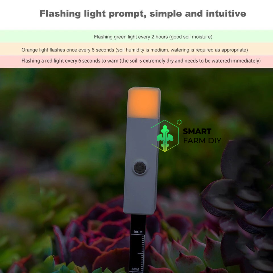 เครื่องวัดความชื้นในดินของพืช Plant Sensor (แบตเตอรี่ AAA)