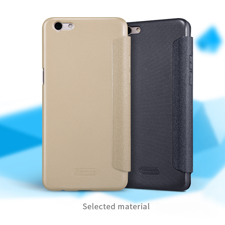 Case Oppo R9s Plus #เคสฝาพับ NILLKIN รุ่น Sparkle Window ใช้งานได้สะดวก