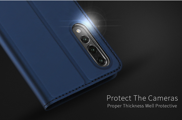 Case Huawei P20 Pro #เคสฝาพับ DUX DUCIS Skin Pro Series คุณภาพดี