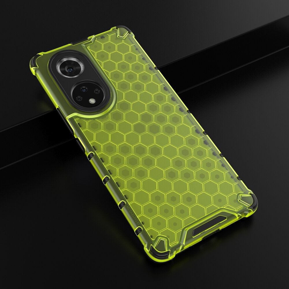 เคส Huawei Nova 9 SE #เคสฝาหลังกันกระแทก Honeycomb Shock Absorber TPU + PC + Silicone Hybrid