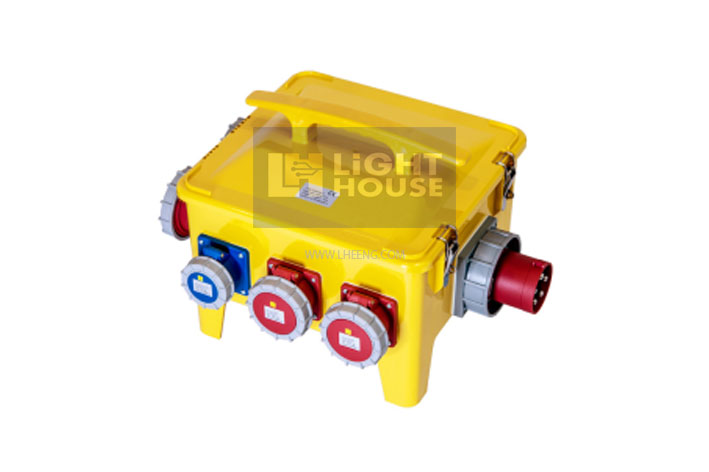 A24MA02-2 "DAKO PLUG" กล่องปลั๊กกระจายไฟ 63A 3P+N+E 400V IP65