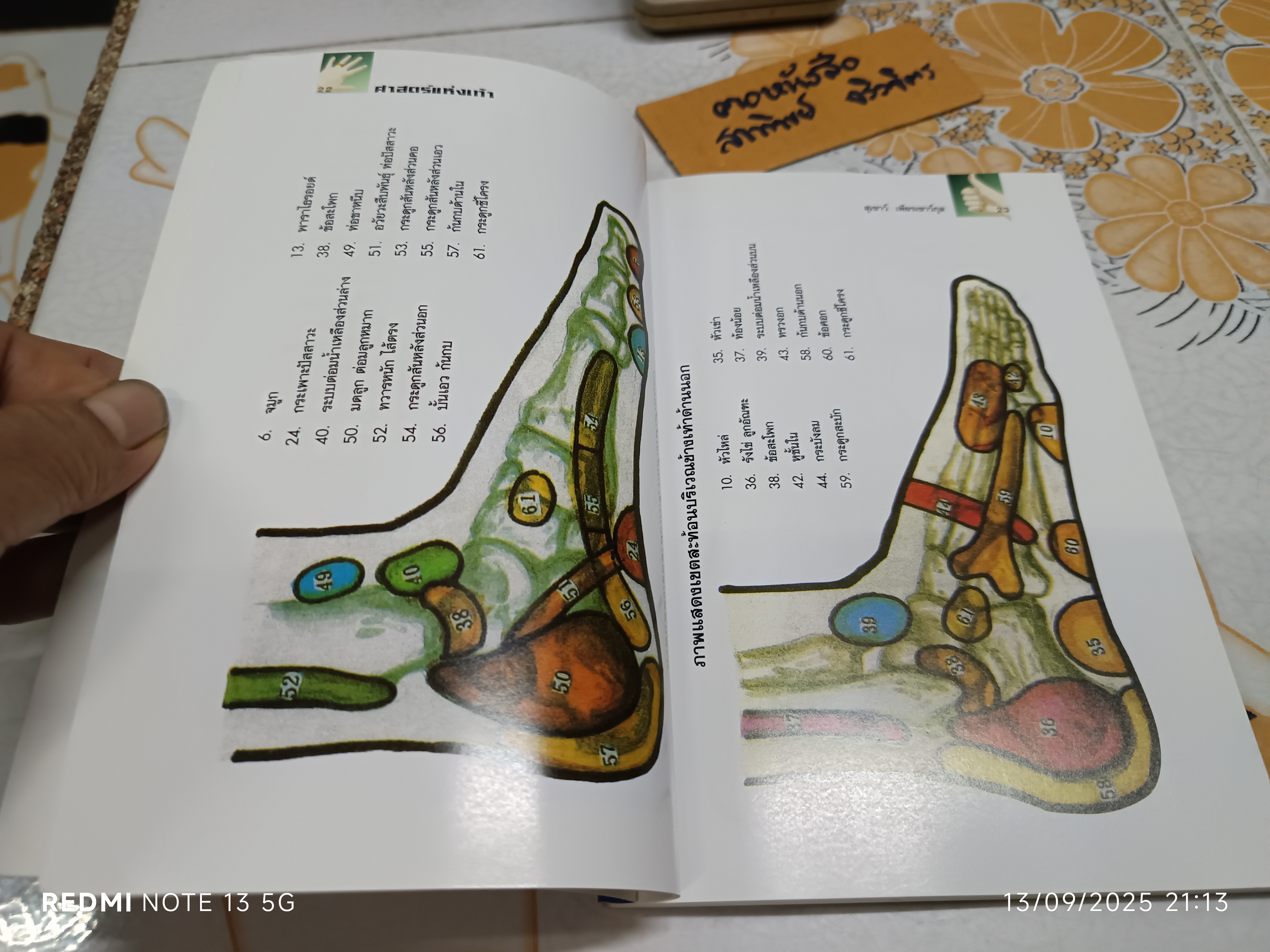 ศาสตร์แห่งเท้า โดย สุเชาว์ เพียรเชาว์กุล พิมพ์ครั้งแรก พ.ศ. 2543