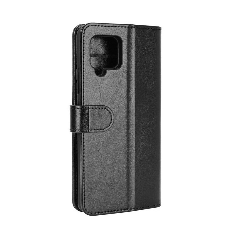 เคส Samsung Galaxy A42 5G #เคสฝาพับหนัง PU ผิวหนังม้าสไตล์กระเป๋าสตางค์