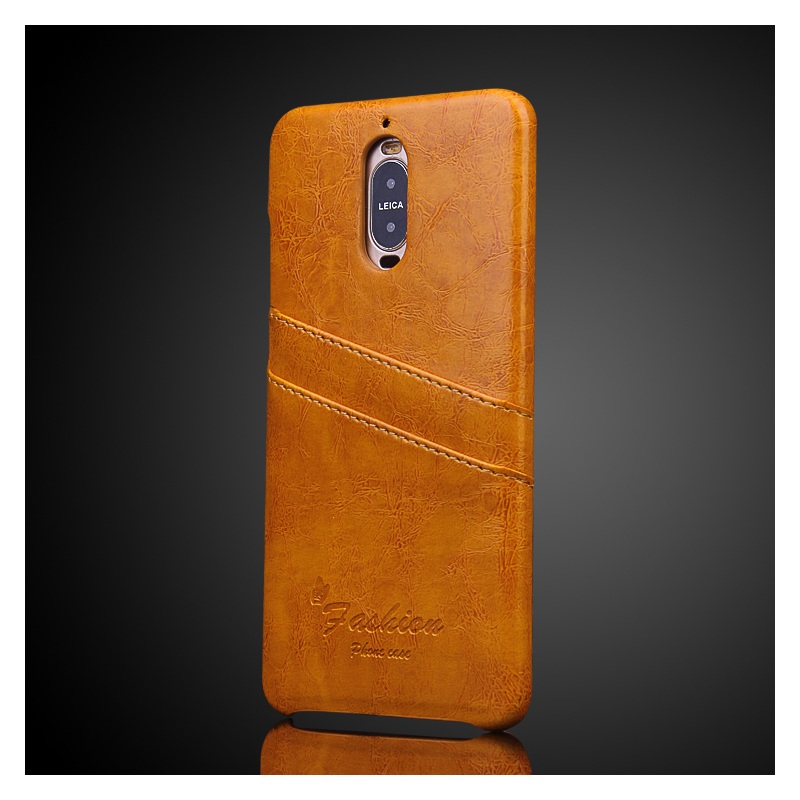 เคส Huawei Mate 9 Pro #เคสฝาหลังหนังเคลือบเงาน้ำมัน
