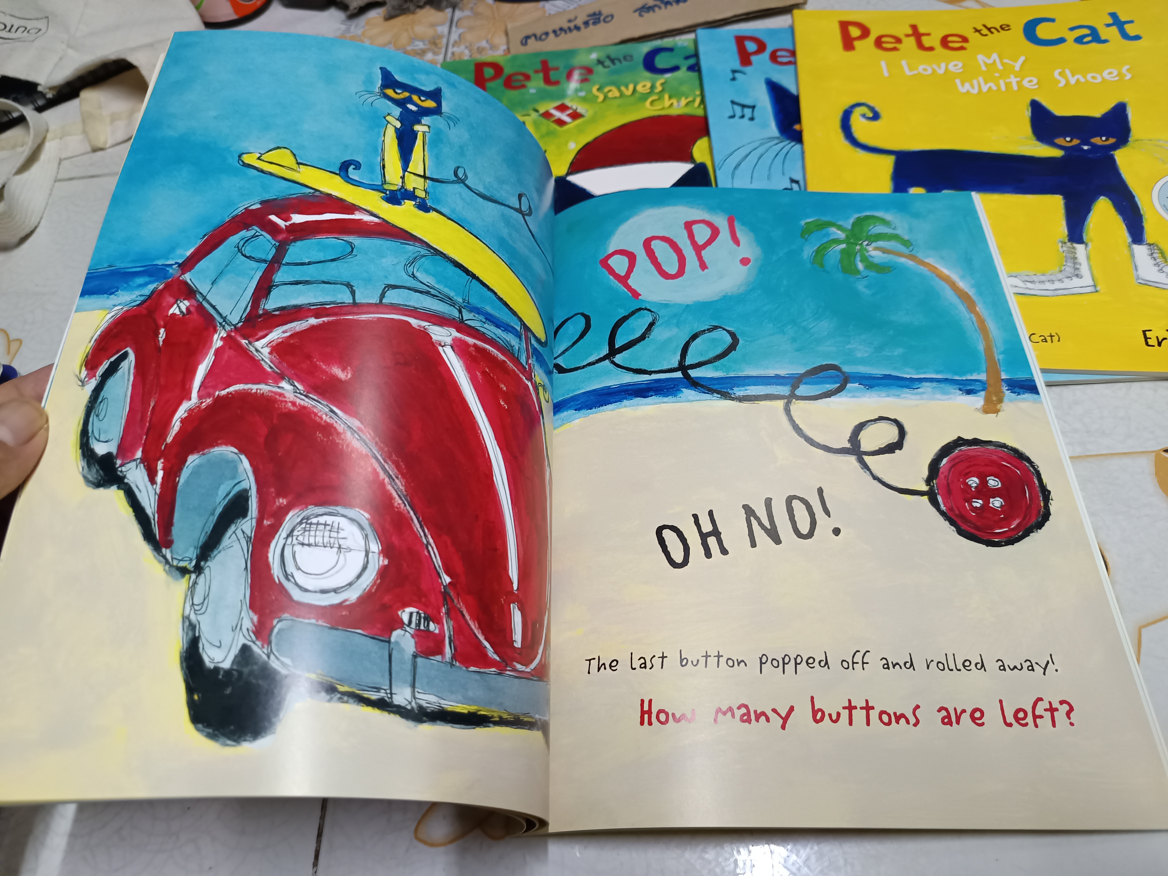 หนังสือนิทานภาษาอังกฤษ I can read : Pete the Cat Set (มีแค่ 5 เล่ม)