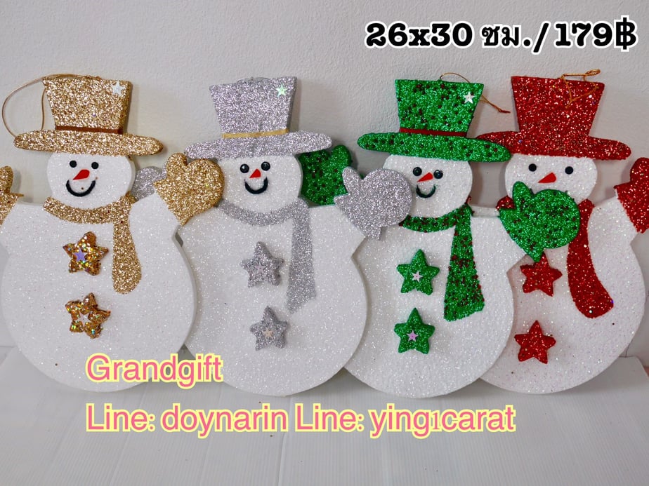 สโนว์แมน Snowman แบบแบน