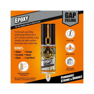 Gorilla® Epoxy Set in 5 Minute Clear 25 ml กอริลลา กาว อีพ็อกซี่ เหมาะสำหรับงานหลายพื้นผิว Glue