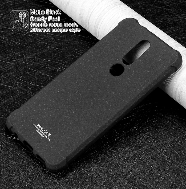 Case Nokia 5.1 Plus/X5 #เคสฝาหลังSkin Feel Anti-drop TPU Case + ฟิล์มกันรอย Explosion-proof Screen Film