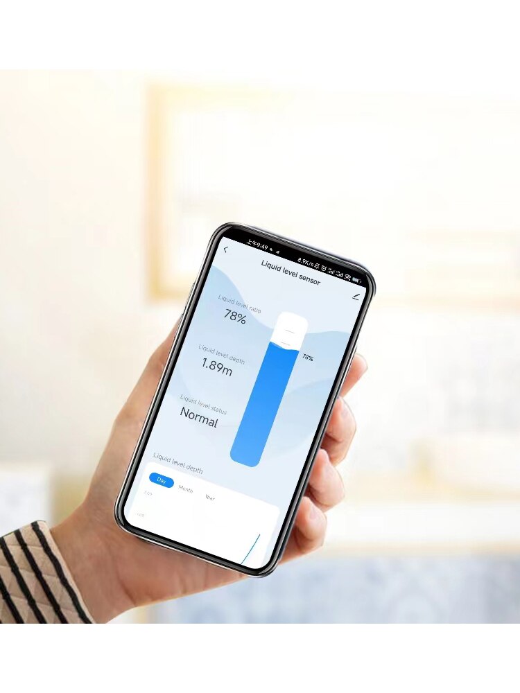 เซ็นเซอร์อัลตร้าโซนิคไร้สายตรวจสอบ ระดับน้ำในถังน้ำ ระดับน้ำ