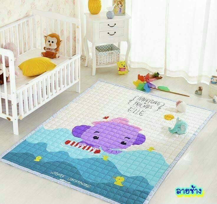 ผ้ารองคลานสำหรับเด็กทรงเหลี่ยม