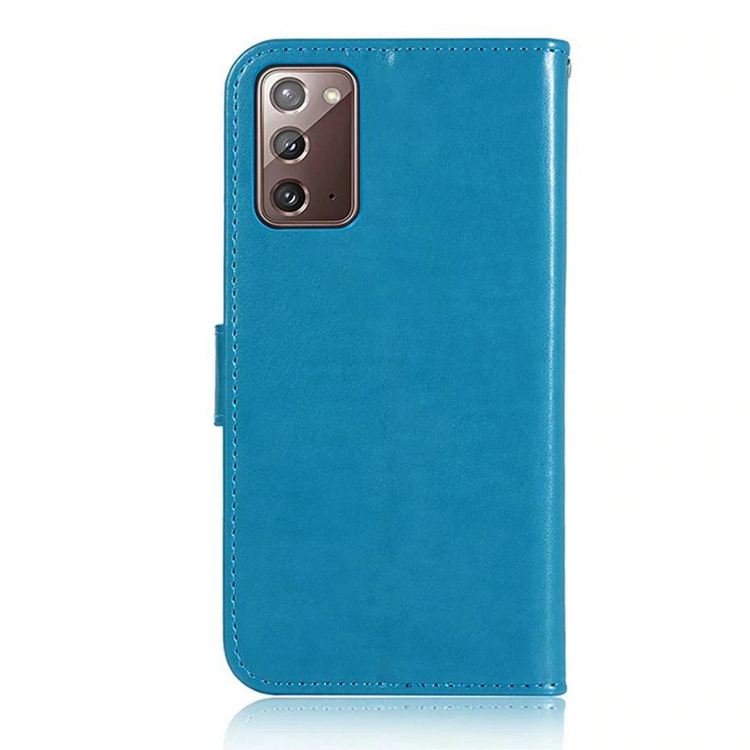 เคส Samsung Galaxy Note 20 Ultra / Note 20 Ultra 5G #เคสแบบฝาพับมีช่องใส่บัตร Imprint Clover Pattern Leather Wallet
