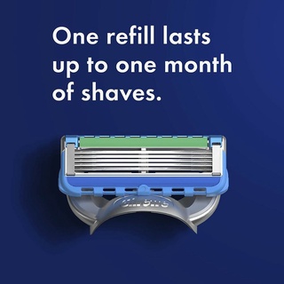 Gillette® Fusion5 Proglide 1 Razor + 4 Refill Blade Cartridges + 1 Travel Case ชุดมีดโกน ยิลเลตต์