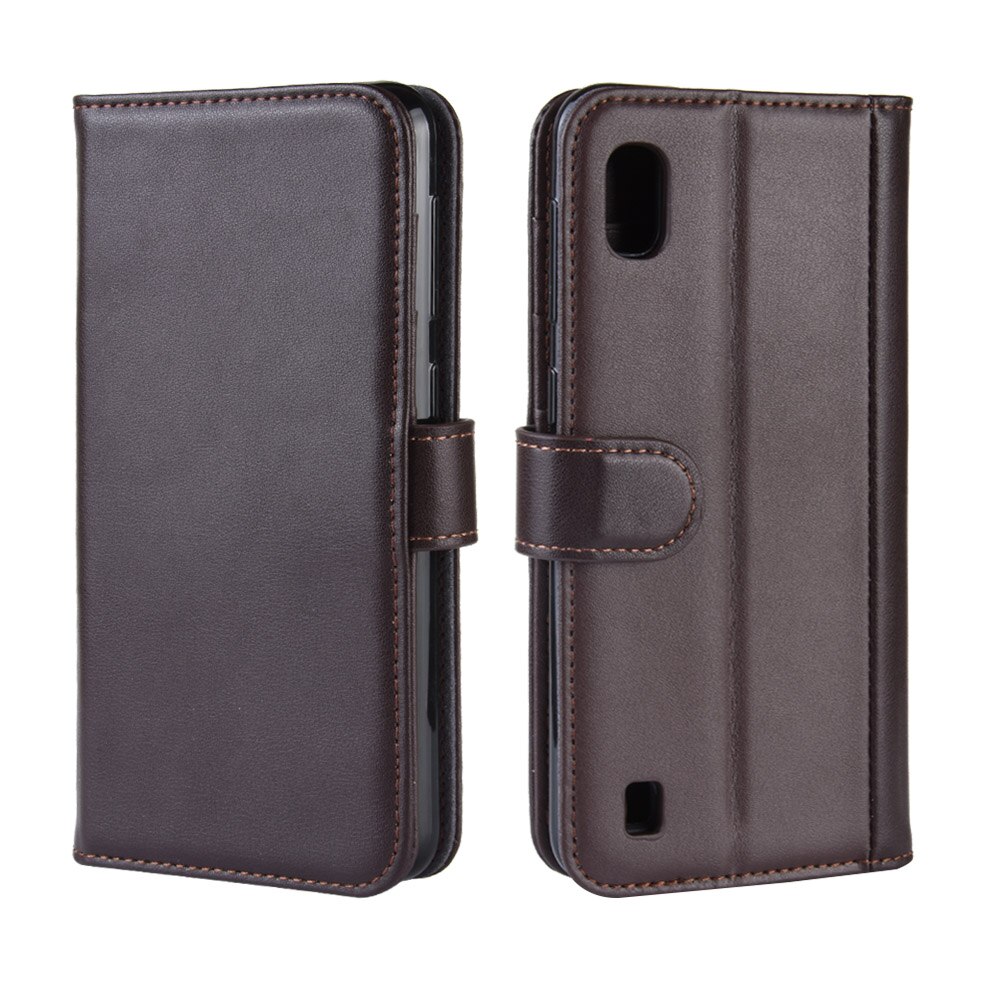 Case Samsung Galaxy A10 #เคสฝาพับสไตล์กระเป๋าสตางค์รูปแบบหนังแยกมีช่องเสียบบัตรคุณภาพดี