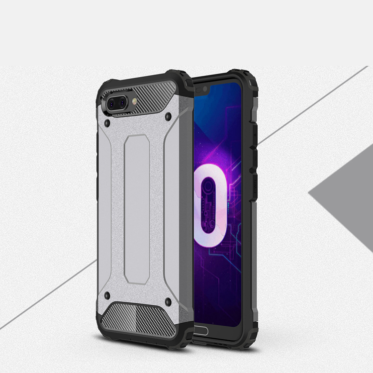 Case Honor 10 #เคสฝาหลังเกราะป้องกัน ไฮบริด พลาสติก+TPU