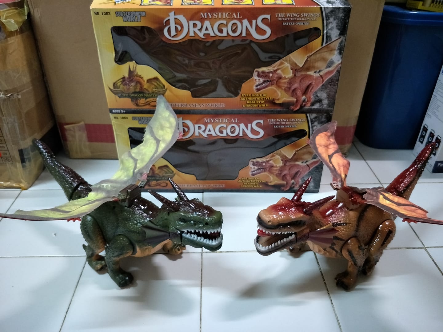 ตุ๊กตาไดโนเสาร์เดินได้