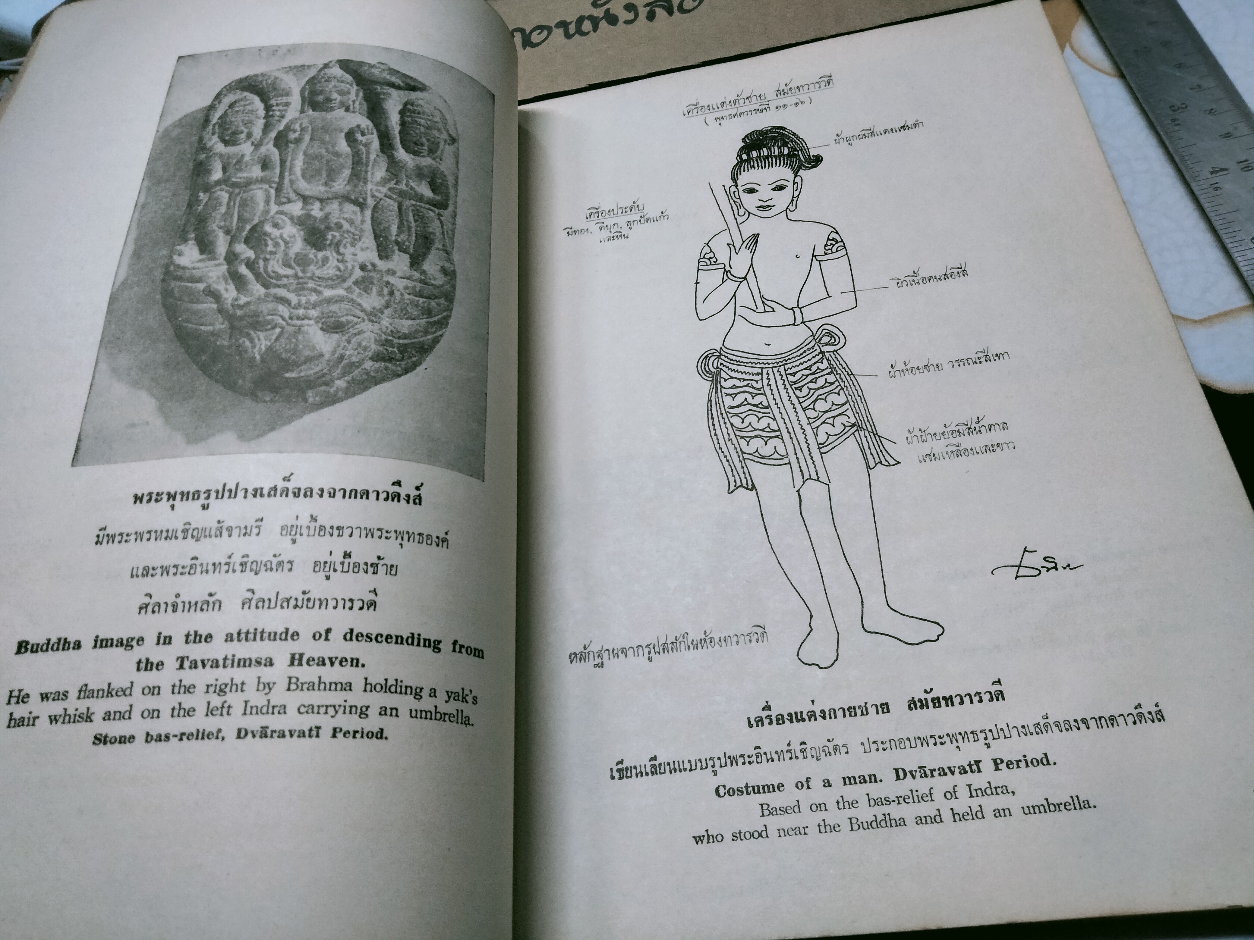 สมุดภาพ แสดงเครื่องแต่งกาย ตามสมัยประวัติศาสตร์และโบราณคดี โดย กรมศิลปากร หนังสืออนุสรณ์ในงานพระราชทานเพลิงศพ รองอำมาตย์ตรี ขุนผดุงประศาสน์ (ผดุง ณ นคร) **สินค้าหมด**