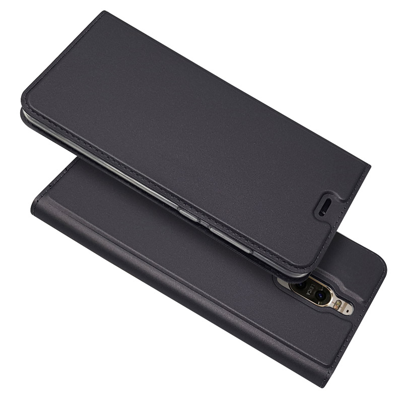 Case Huawei Mate 9 Pro #เคสฝาพับหนัง PU Magnetic Adsorption Stand Leather Card Holder