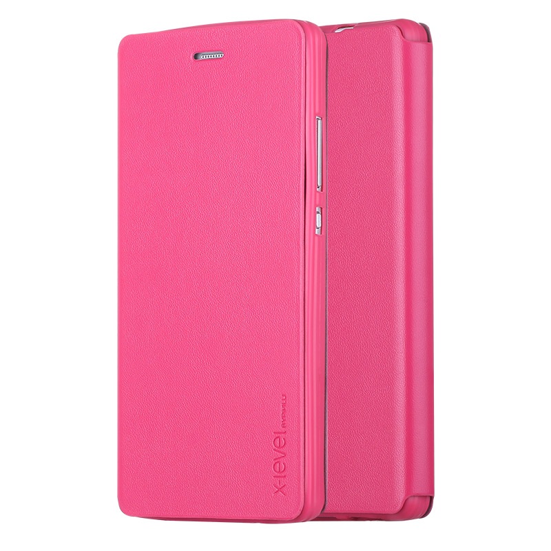เคส Huawei Ascend P8 Lite เคสหนัง X-LEVEL FIB Color PU Leather Flip Cover